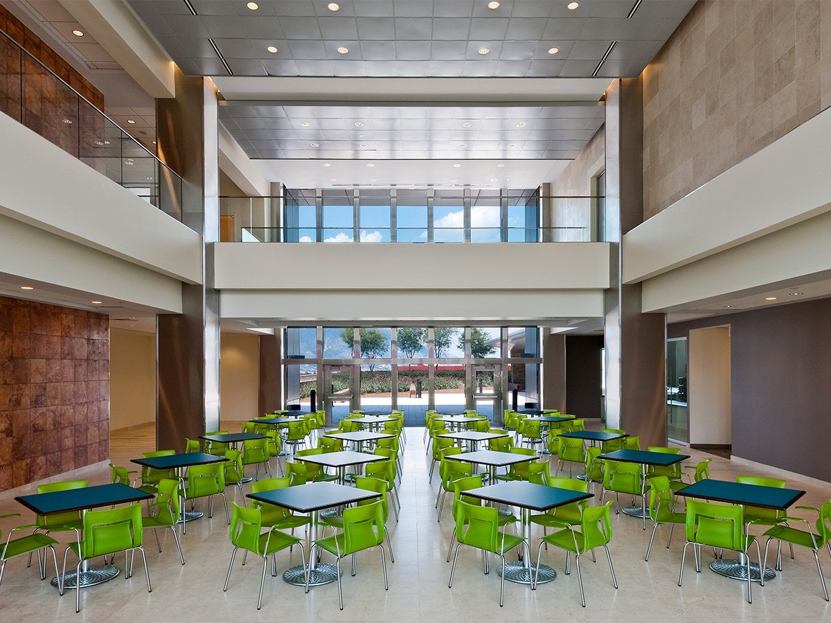 Gallery within the interior of the US Consulate in Monterrey, Mexico